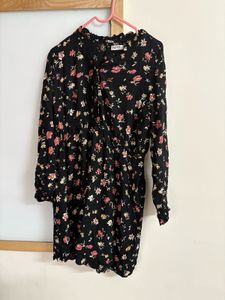Floral Print Mini Dress