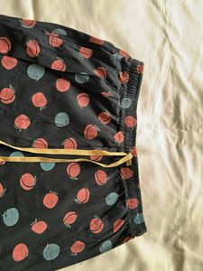 Cute Peach Print Pajama Set