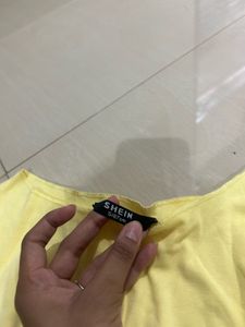 yellow cute top