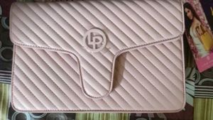 Baby Pink Lino Perros Bag Clutch Handbag  Purse