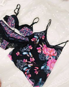 Floral Lingerie Set