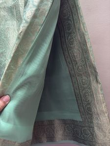 Elegant Sea Green Saree