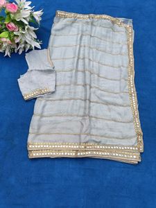 Gray Heavy Saree