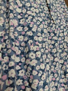 Imported Floral Print Mini Skirt