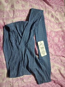Stylish Blue Crop Top