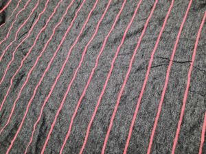 Striped Black &amp; Pink Top