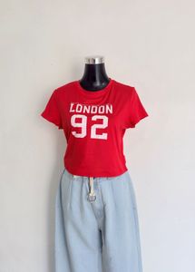 Red London '92 Graphic Tee