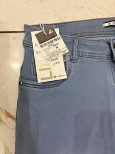 Light Blue Wide Leg Jeans