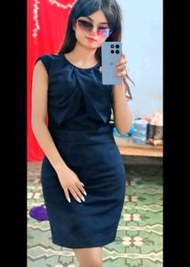 Chic Navy Blue Dress