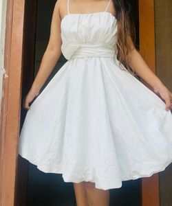 Beautiful Princess  White Dress