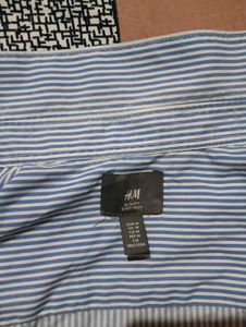 Blue Striped Men's Shirt