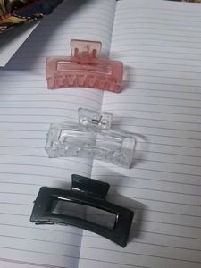 Set of 3 Hair Claw Clips
