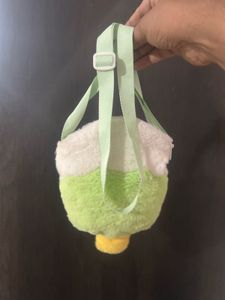 Cute Plush Dog Ice Cream Bag