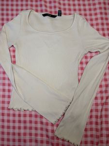 Ribbed Long Sleeve Top