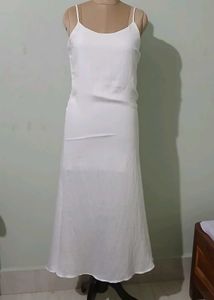 Elegant White Slip Dress