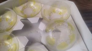 6 Small Bowls Pudding Set