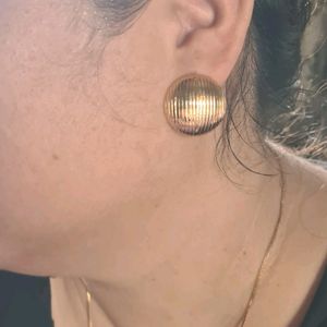 18karat Gold Plated Antitarnish Stud