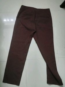 Brown Straight Leg Pants