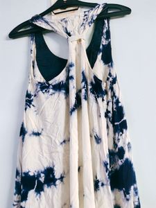 Tie Dye Embroidered Maxi Dress....