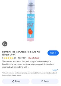Bombini Ice Cream Pedicure Mist.. never used