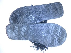 🧚‍♀️ Herbal Boho Luxe Raffia Slippers Black