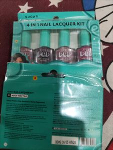 Sugar Pop 4-in-1 Nail Lacquer Kit pack of 2