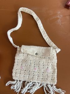 Crocheted Crossbody Bag