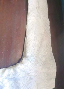 White Net Umbrella Gown