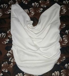 Off-Shoulder Drape Neck Top