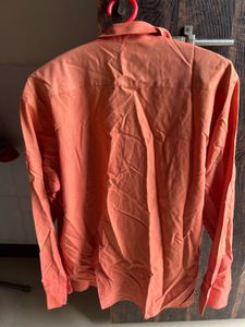 Men's orange formal Shirt