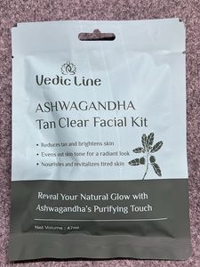 Vedic line Ashwagandha Tan Clear Facial Kit