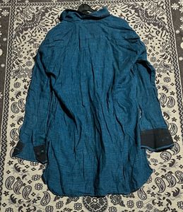 Stylish Blue Long Sleeve kurta