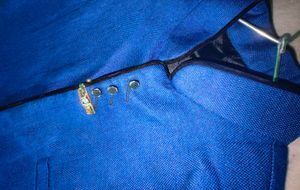 Navy Blue Half Men's Koti Jacket