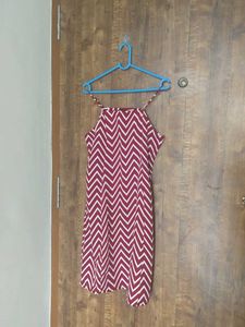 Chic Chevron Print Mini Dress