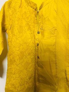 Elegant Yellow Kurta 💛