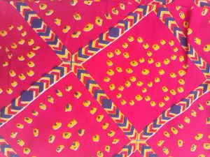 Bandhini Print Rayon Overcoat S Size
