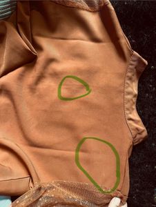 Elegant Copper Satin Blouse with Mesh Detail