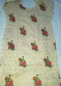 Chanderi Womens  Partywear Suit