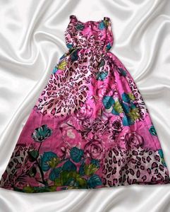 Flowy Floral &amp;  Print Maxi Dress