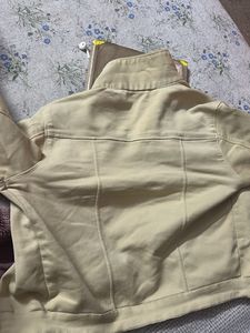 Beige Denim Jacket