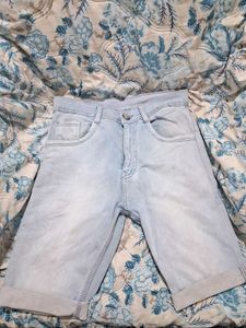 Light Wash Denim Shorts