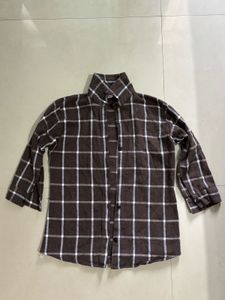 brown checks shirt 🤎