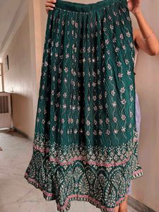 Emerald Green Embellished Kurta Set