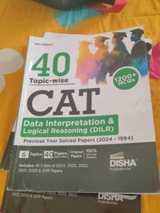 40 Topic-wise CAT Previous Year Solved Papers