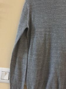 Sparkly Grey Knit Sweater