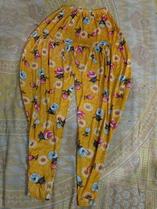 Vibrant Floral Print Salwars