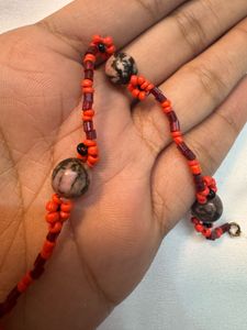 rhodonite Beaded Bracelet