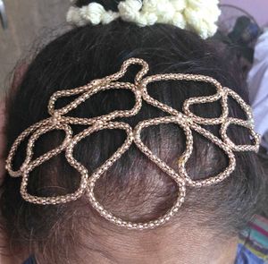 Gold-tone Indian Headpiece