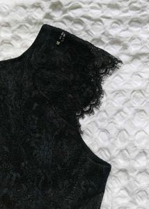 Elegant Black Lace Blouse