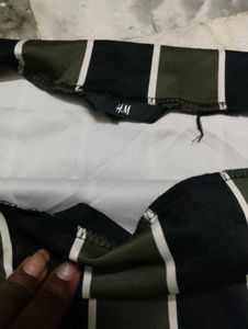 Striped Pencil Skirt